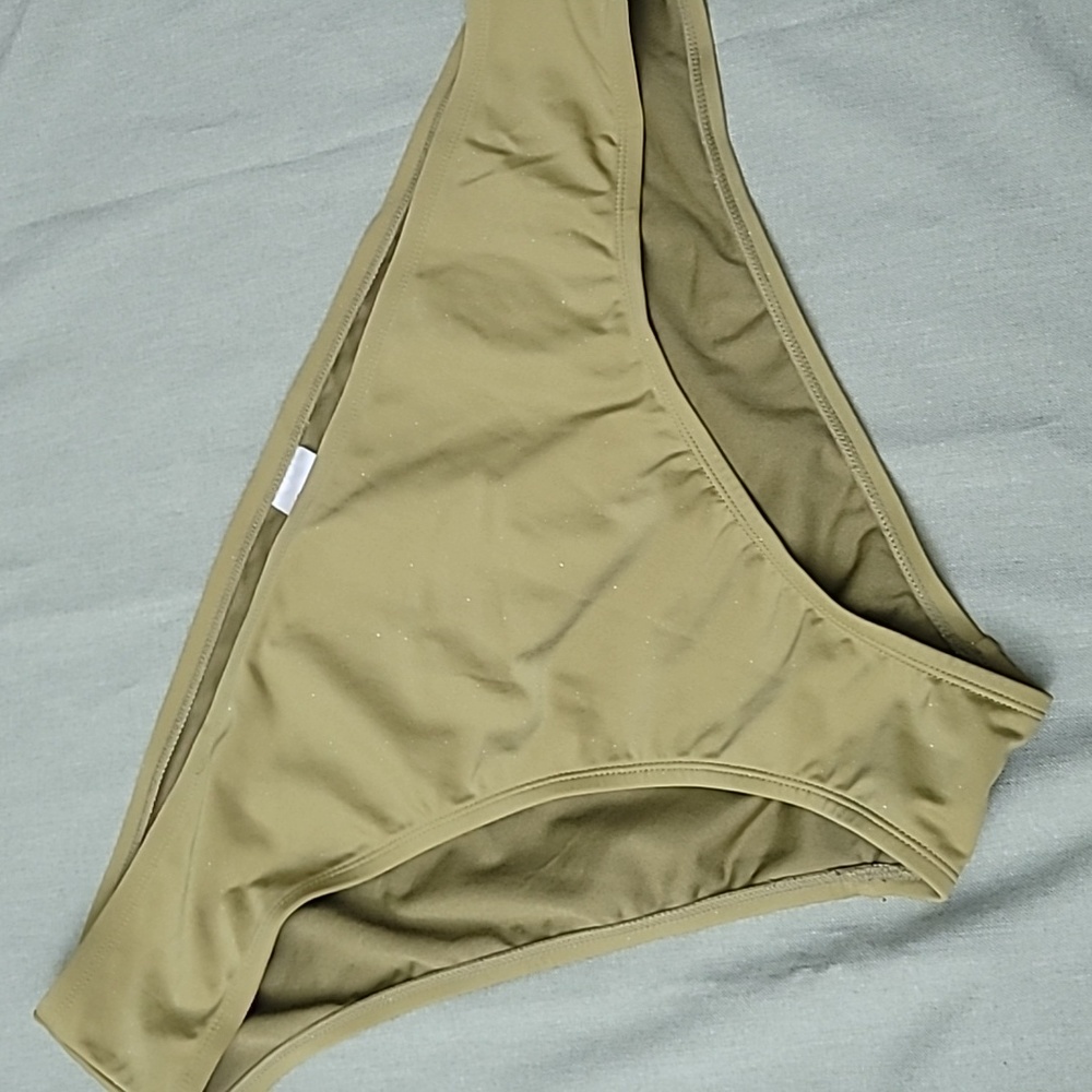 Xhilaration Olive Hipster Bikini Bottom Woman Size 24W-26W